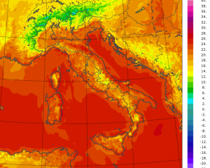 temperature minime italia oggi