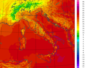 temperature minime italia oggi