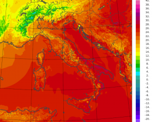 temperature minime italia oggi