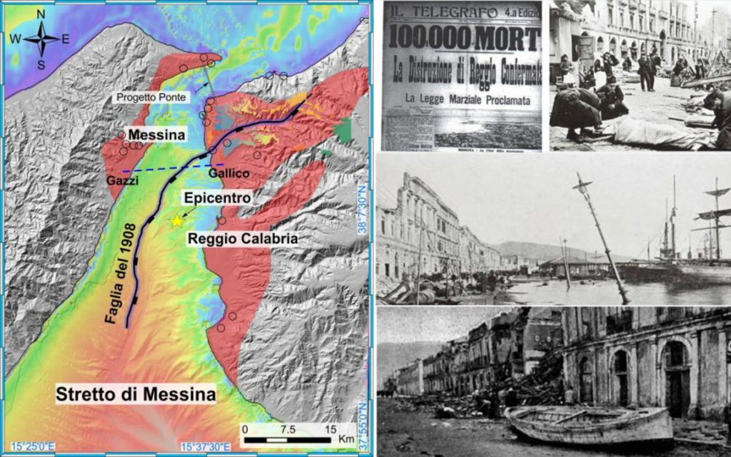 terremoto 1908 stretto di messina