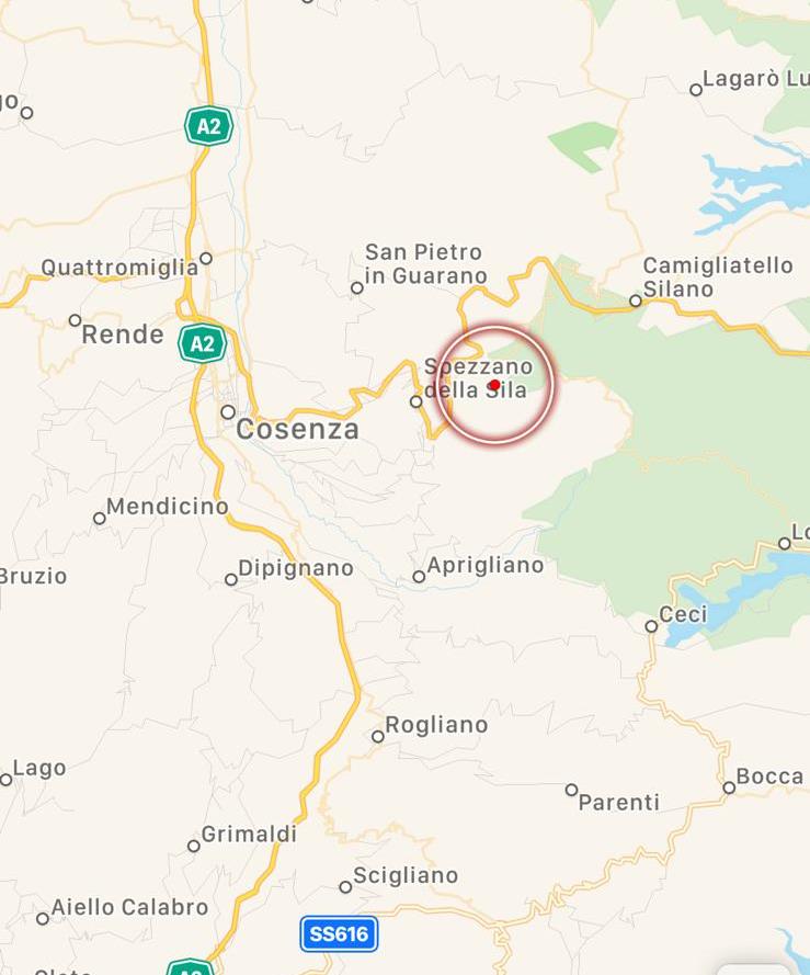 terremoto cosenza