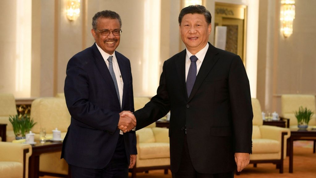 Tedros Adhanom Ghebreyesus xi jinping