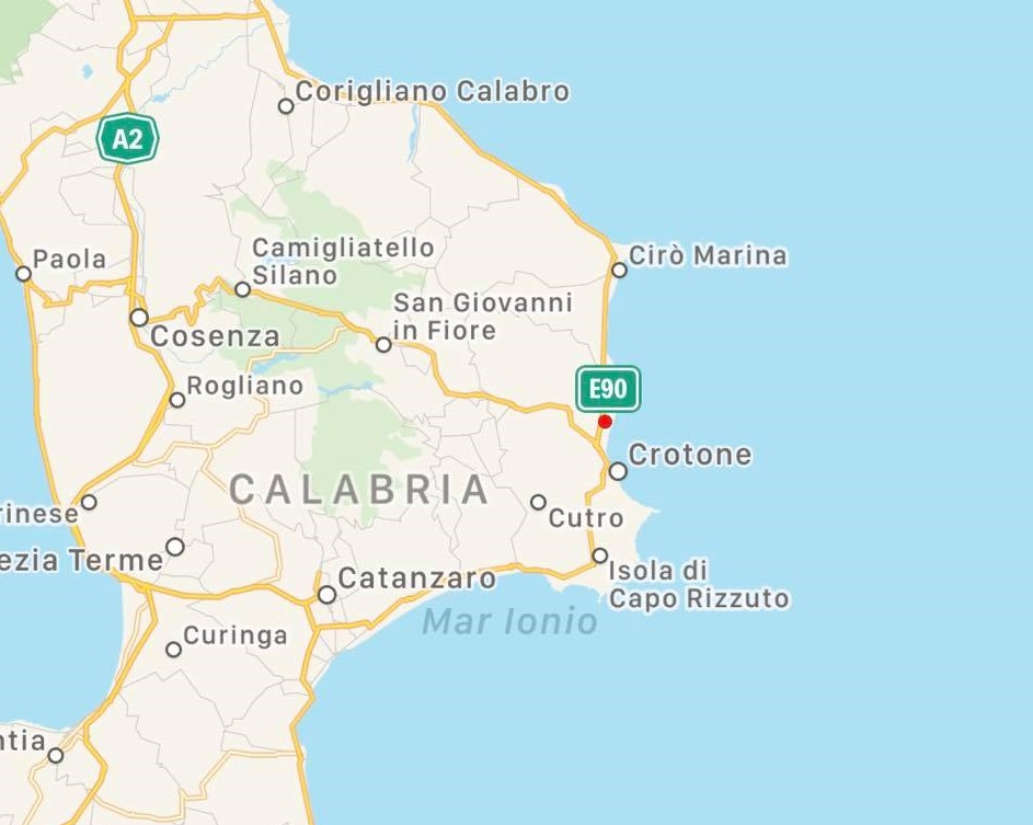 Terremoto Calabria Crotone oggi