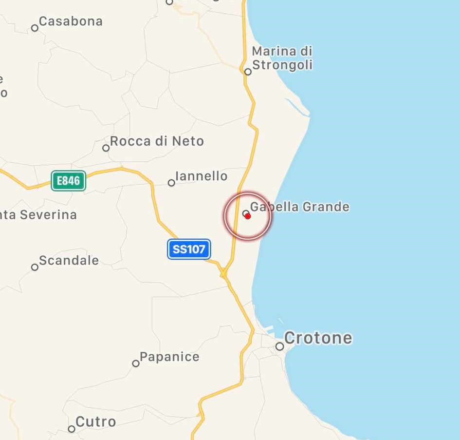 Terremoto Calabria Crotone oggi