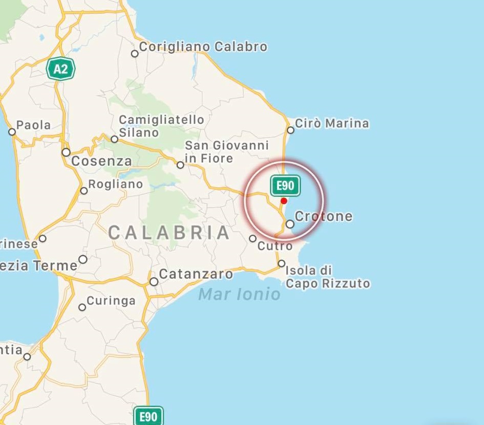 Terremoto Calabria Crotone oggi