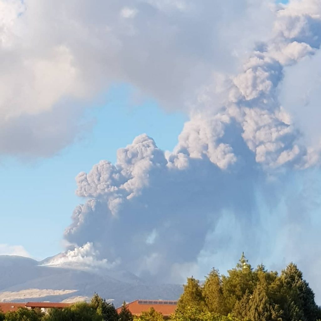 eruzione etna 29 agosto 2021
