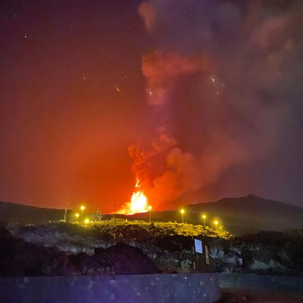 eruzione etna 31 luglio