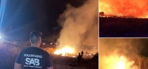 incendio pineta isola capo rizzuto