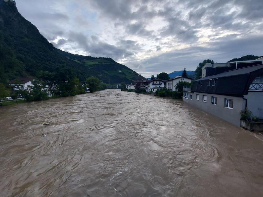 Il fiume Isarco a Chiusa