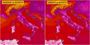 meteo italia 13 14 agosto 2021