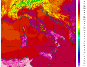 meteo temperature italia 17 agosto 2021