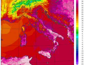 temperature italia domenica 1 agosto 2021