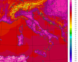 temperature massime italia oggi