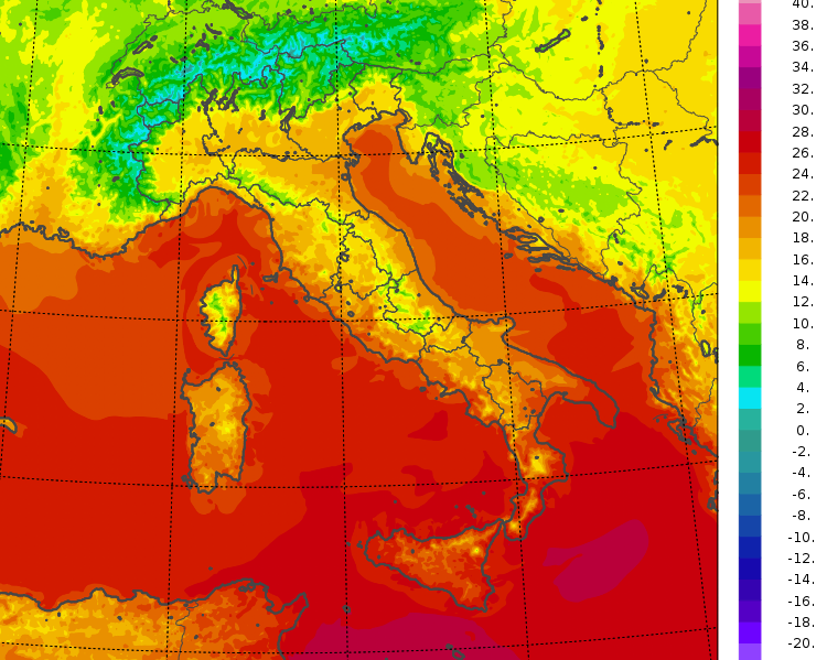 temperature minime italia