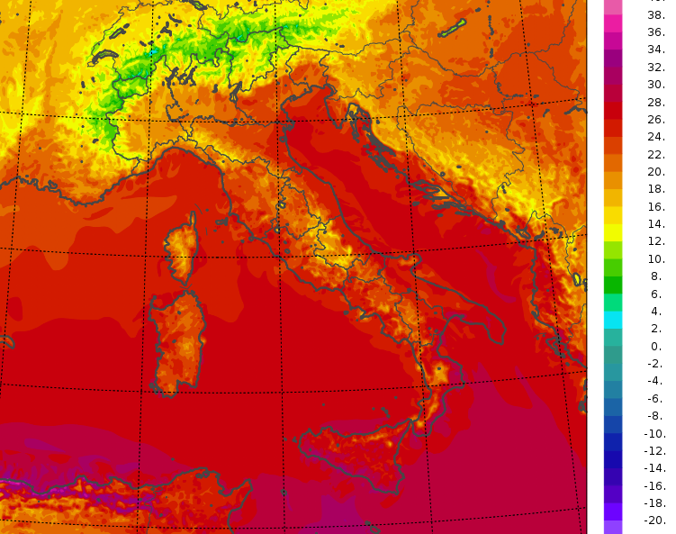 temperature minime italia