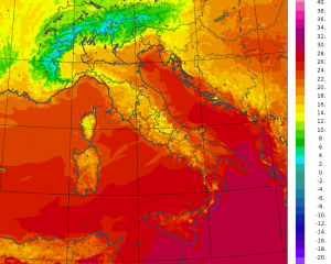 temperature minime italia oggi