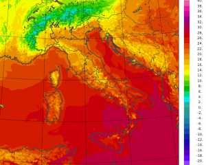 temperature minime italia oggi
