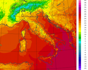 temperature minime italia oggi