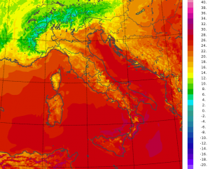 temperature minime italia oggi