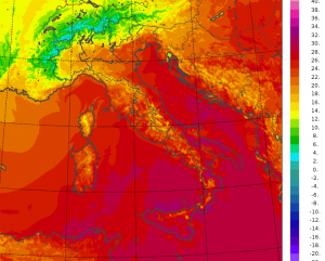 temperature minime oggi italia