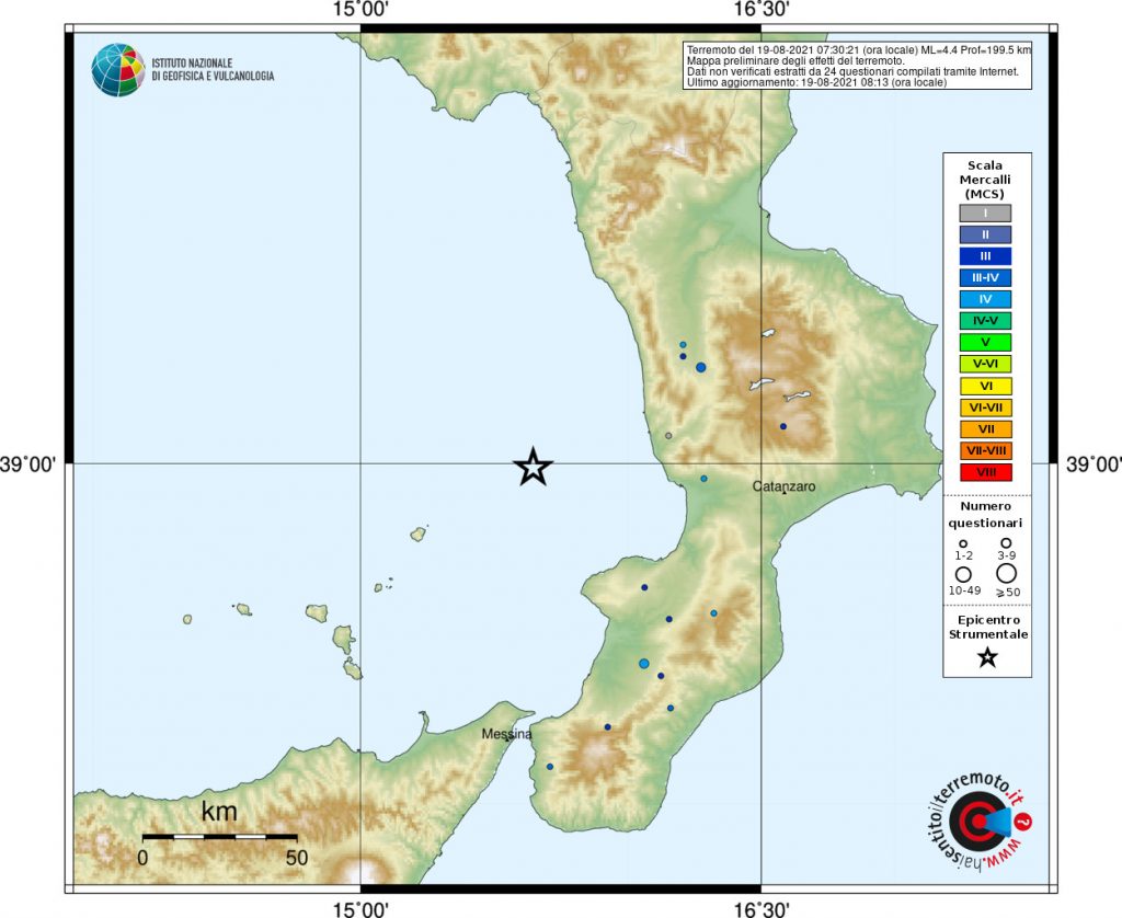 terremoto calabria