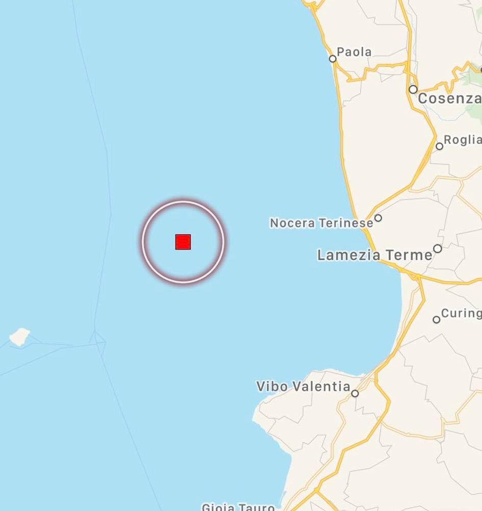 terremoto calabria oggi