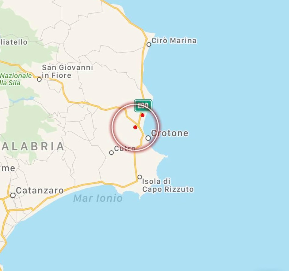 terremoto crotone