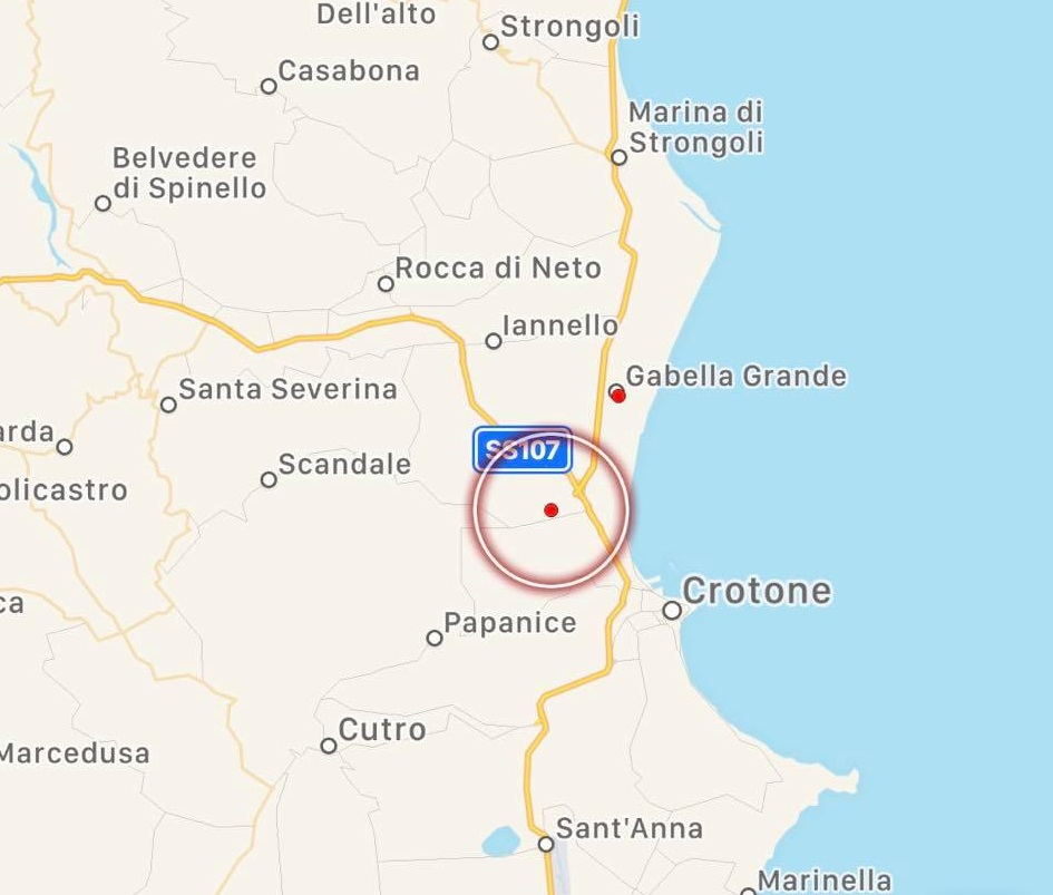 terremoto crotone