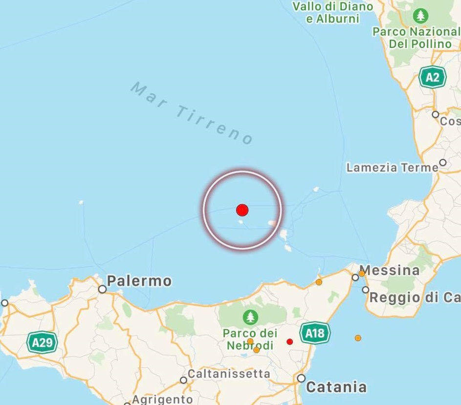 terremoto eolie filicudi