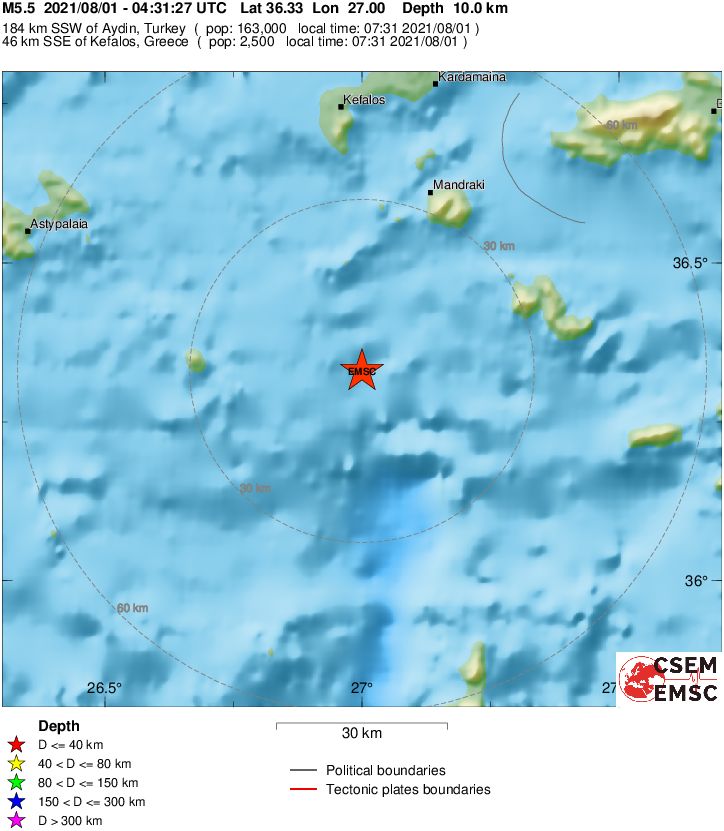 terremoto grecia turchia oggi