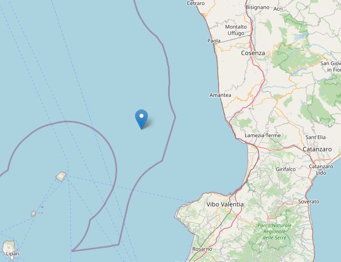 terremoto oggi calabria cosenza
