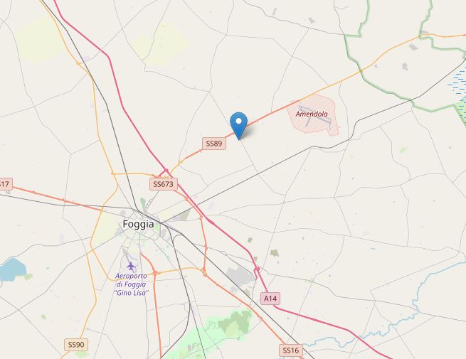terremoto puglia foggia oggi