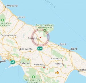 terremoto puglia oggi