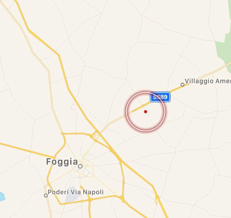 terremoto puglia oggi