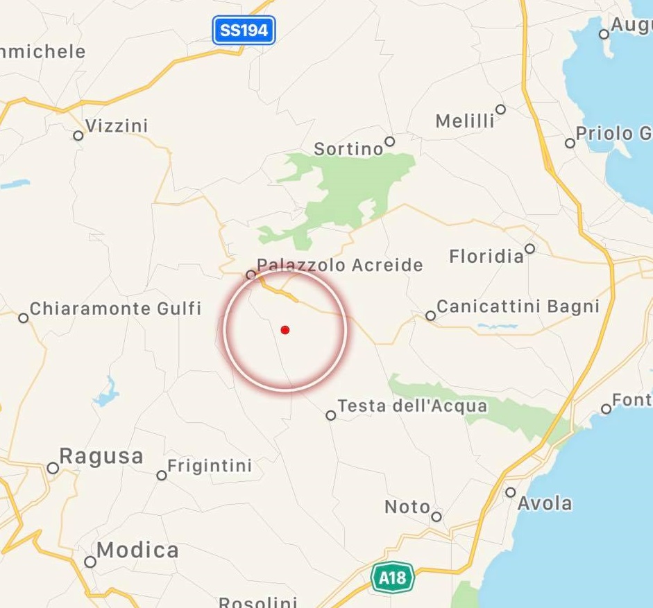 terremoto siracusa