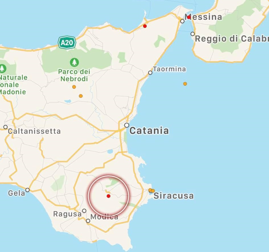 terremoto siracusa