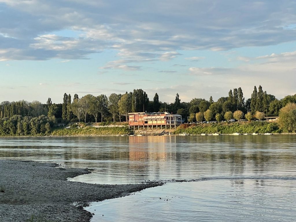 Il tratto medio padano del fiume Po