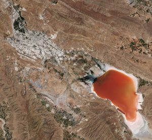 Lago Maharloo, Iran