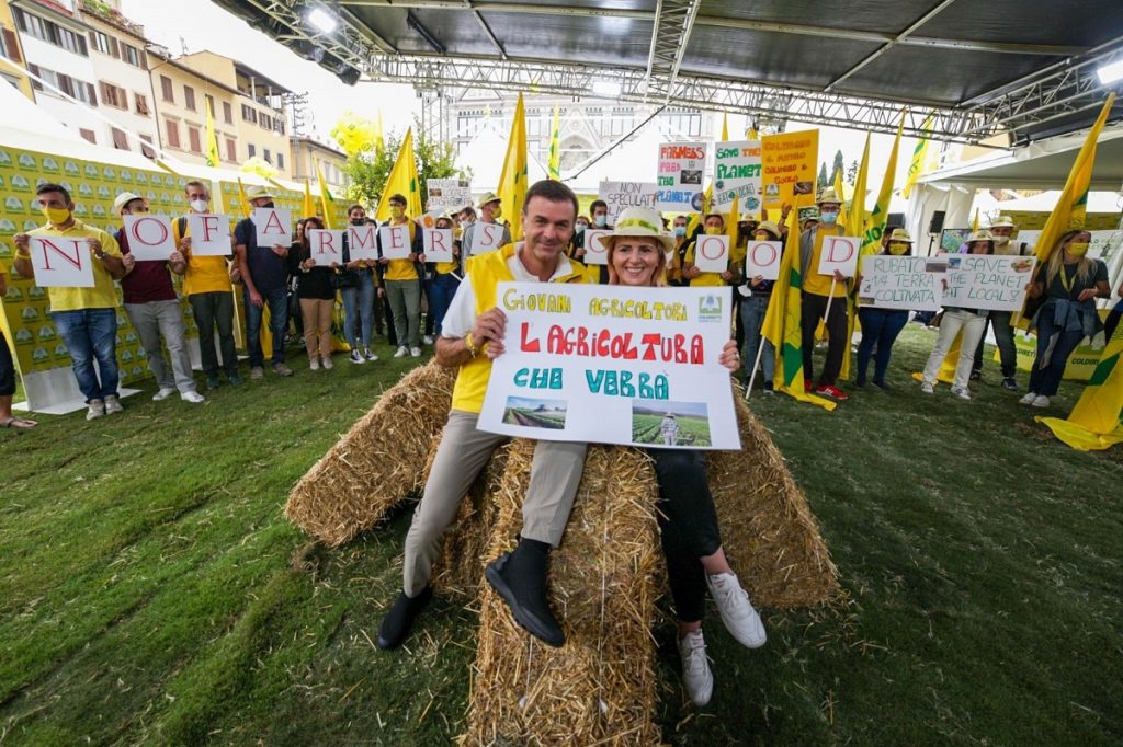 Manifestazione giovani agricoltori al G20