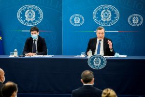 Mario Draghi e Roberto Speranza