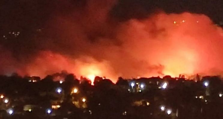 incendio Nea Makri Grecia Atene
