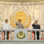 Un Kim Jong-un molto più magro e in forma alla parata per il 73° anniversario della nascita della Corea del Nord – FOTO