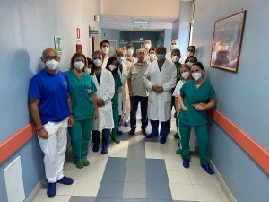 l'equipe del Cardarelli di napoli