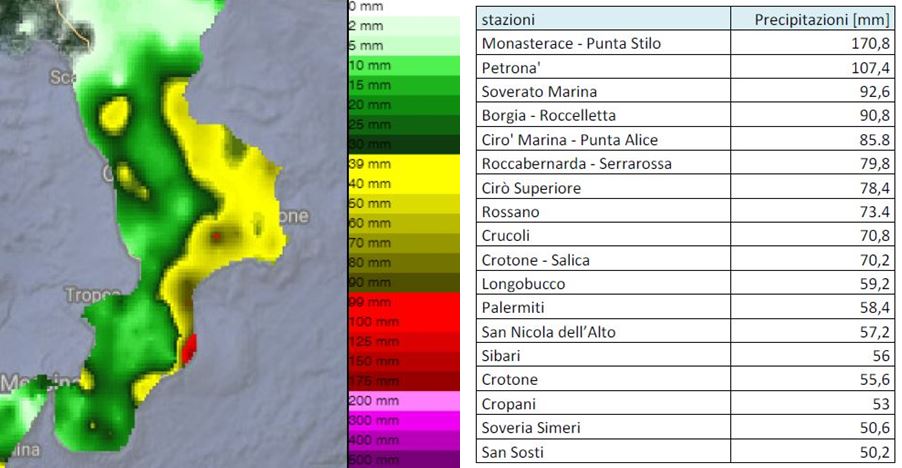 maltempo calabria