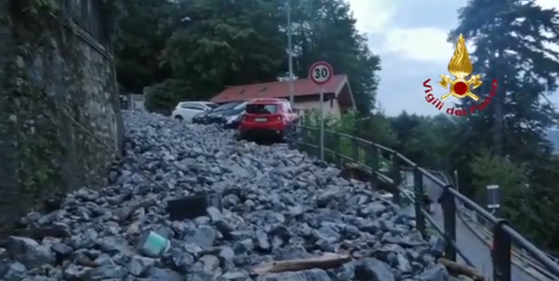 maltempo como esondazione pertus