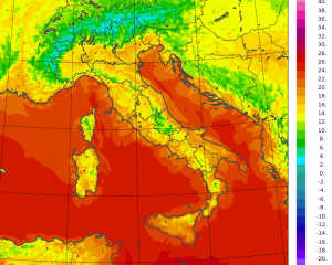 temperature minime italia oggi