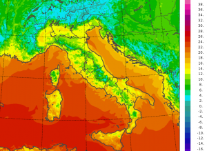 temperature minime italia oggi