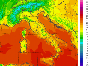 temperature minime italia oggi