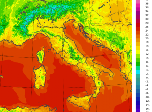 temperature minime italia oggi