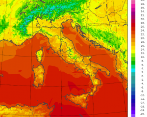 temperature minime oggi